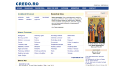 Desktop Screenshot of credo.ro