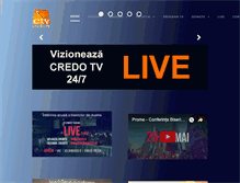 Tablet Screenshot of credo.tv