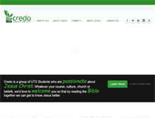 Tablet Screenshot of credo.org.au