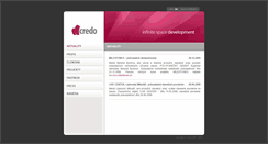 Desktop Screenshot of credo.sk