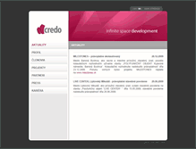Tablet Screenshot of credo.sk