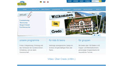 Desktop Screenshot of credo.ch